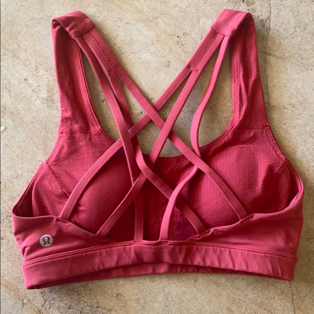 Red Lululemon Sports Bra